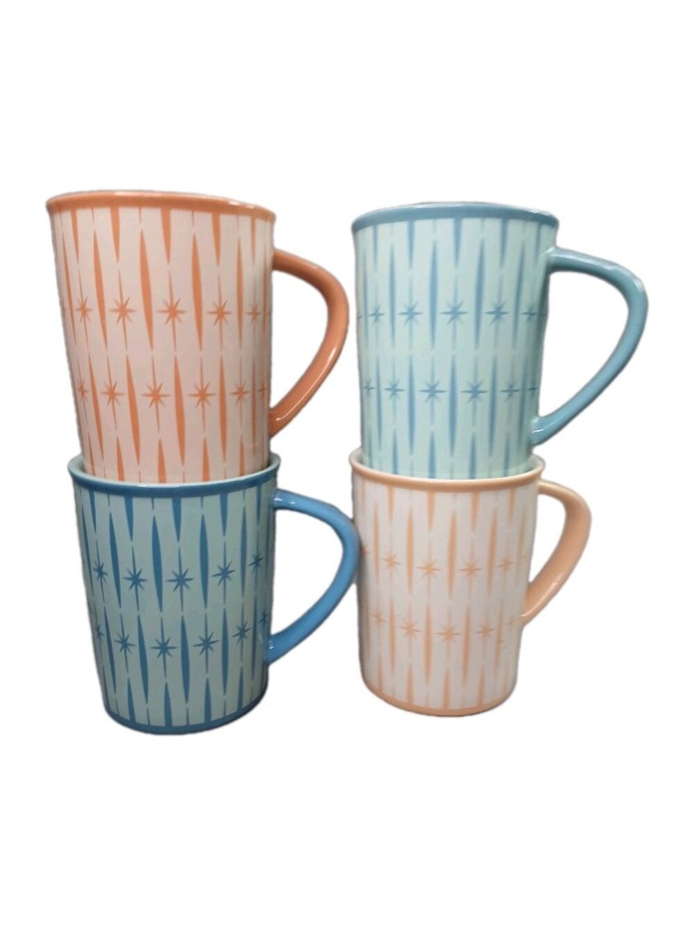 Wanda June Home Miranda Lambert 4 Coffee Mugs Retro Renegade Porcelain 4 Colors